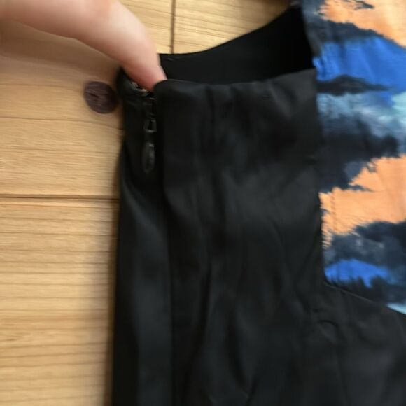 Maeve Anthropologie Size 4 V Neck Panel Tie Dye Colorblock Bar Back Maxi Dress - Picture 11 of 14